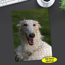 103188649 Rus Borzoy Cinsi Köpek 240 Parça Puzzle Yapboz