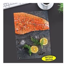 103216608 Turuncu Somon Balığı Eti 240 Parça Puzzle Yapboz