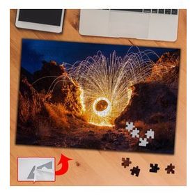 103391 Dağlar Arasında Girdap Işık 240 Parça Puzzle Yapboz Tablo