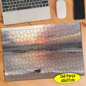 103578628 Gün Batımı Sahil Manzarası 240 Parça Puzzle Yapboz