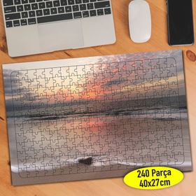 103578628 Gün Batımı Sahil Manzarası 240 Parça Puzzle Yapboz