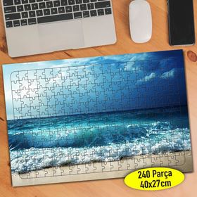 103669452 Deniz Sahil Manzarası 240 Parça Puzzle Yapboz