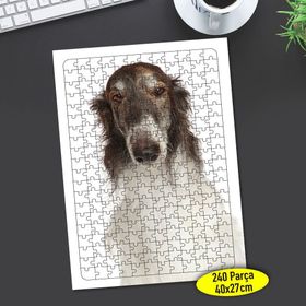 104188856 Rus Borzoy Cinsi Köpek 240 Parça Puzzle Yapboz