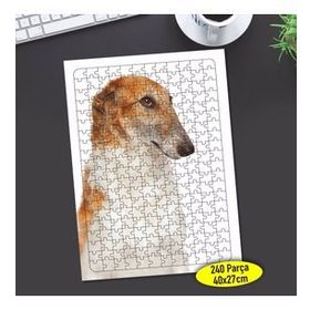 104188873 Rus Borzoy Cinsi Köpek 240 Parça Puzzle Yapboz