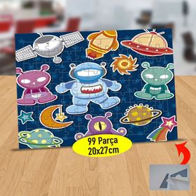 1042133 Gezegende Yaşayan Uzaylılar 99 Parça Puzzle Yapboz Tablo