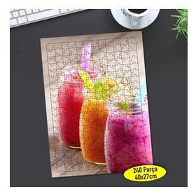 104393249 Meyveli Smoothie Kokteyl 240 Parça Puzzle Yapboz