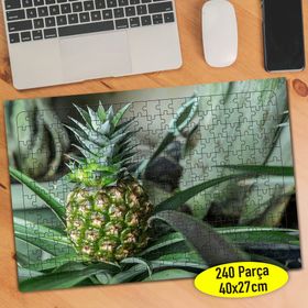 104406270 Yapraklar Arasında Ananas 240 Parça Puzzle Yapboz