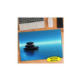 10449151 Mavi Deniz İçinde Dizili Taşlar 240 Parça Puzzle Yapboz
