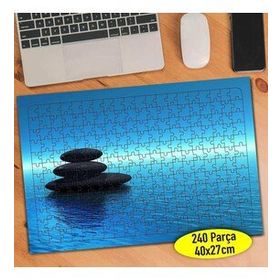 10449151 Mavi Deniz İçinde Dizili Taşlar 240 Parça Puzzle Yapboz