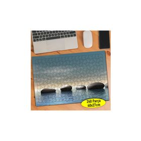 10449882 Mavi Deniz İçinde Dizili Taşlar 240 Parça Puzzle Yapboz