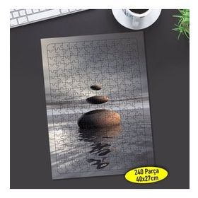 10454415 Mavi Deniz İçinde Dizili Taşlar 240 Parça Puzzle Yapboz