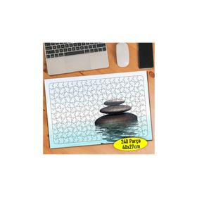 10466334 Mavi Deniz İçinde Dizili Taşlar 240 Parça Puzzle Yapboz