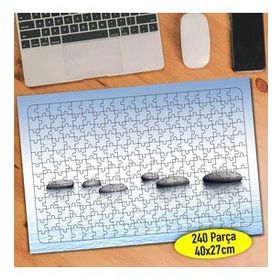 10466350 Mavi Deniz İçinde Sıralı Taşlar 240 Parça Puzzle Yapboz