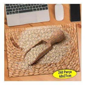 105369743 Tahta Kaşık ve Buğday Yiyecek 240 Parça Puzzle Yapboz