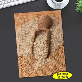105369788 Beyaz Pirinç Taneleri 240 Parça Puzzle Yapboz