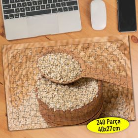 105369858 Tahta Kaşıkta Buğday Yiyecek 240 Parça Puzzle Yapboz