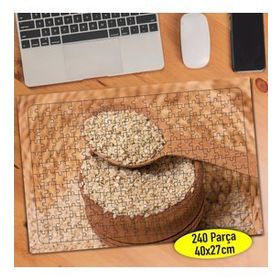 105369858 Tahta Kaşıkta Buğday Yiyecek 240 Parça Puzzle Yapboz
