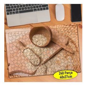 105369903 Tahta Kaşıkta Buğday Yiyecek 240 Parça Puzzle Yapboz