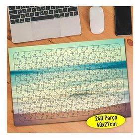 105630222 Mavi Deniz Kum Doğa Manzara 240 Parça Puzzle Yapboz