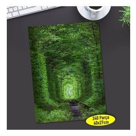 106108856 Ukrayna Yeşil Yol Manzarası 240 Parça Puzzle Yapboz