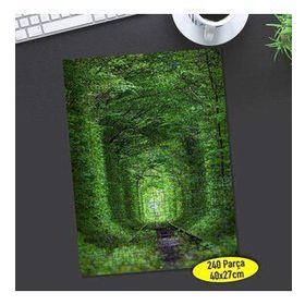 106108856 Ukrayna Yeşil Yol Manzarası 240 Parça Puzzle Yapboz
