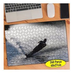 1061549 Denizde Sörf Yapan Genç Sporcu 240 Parça Puzzle Yapboz