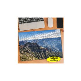 106251300 Coğrafik Dağ Manzarası 240 Parça Puzzle Yapboz
