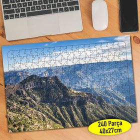 106251300 Coğrafik Dağ Manzarası 240 Parça Puzzle Yapboz