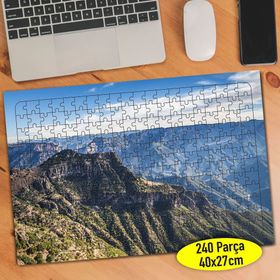 106251300 Coğrafik Dağ Manzarası 240 Parça Puzzle Yapboz