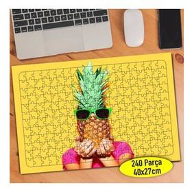 106312456 Gözlüklü Ananas Kafa 240 Parça Puzzle Yapboz