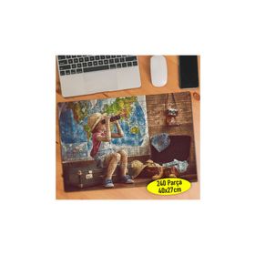 106454169 Dürbünle Keşif Yapan Çocuk 240 Parça Puzzle Yapboz