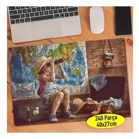 106454169 Dürbünle Keşif Yapan Çocuk 240 Parça Puzzle Yapboz