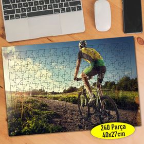 106523874 Arazide Bisiklet Sporu 240 Parça Puzzle Yapboz