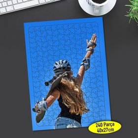 106552530 Kaykaycı Kasklı Kadın 240 Parça Puzzle Yapboz