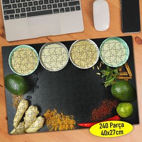 106972330 Avakado Tarçın Biber Zencefil 240 Parça Puzzle Yapboz