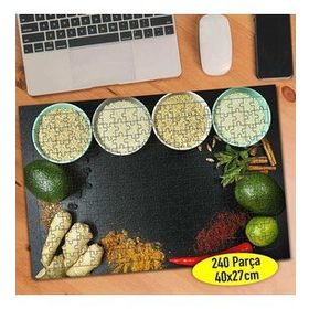 106972330 Avakado Tarçın Biber Zencefil 240 Parça Puzzle Yapboz