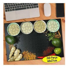 106972330 Avakado Tarçın Biber Zencefil 240 Parça Puzzle Yapboz