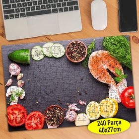 107010988 Somon Balığı Deniz Mutfağı 240 Parça Puzzle Yapboz