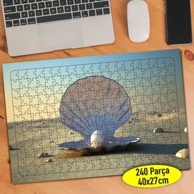 108161 Kum Tanecikleri ve Deniz Kabuğu 240 Parça Puzzle Yapboz
