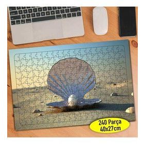 108161 Kum Tanecikleri ve Deniz Kabuğu 240 Parça Puzzle Yapboz