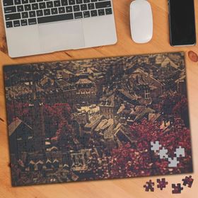 1082034 Eski Zaman Evleri 240 Parça Puzzle Yapboz
