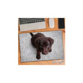 1082141 Yavru Yeşil Gözlü Güzel Köpek 240 Parça Puzzle Yapboz