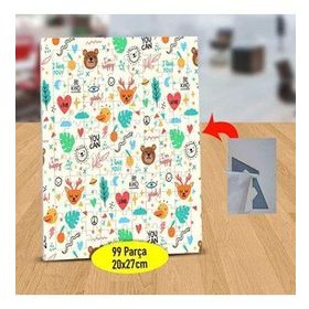 108239 Çizimsel Renkli Hayvanlar 99 Parça Puzzle Yapboz Tablo