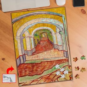 1085 İlticadaki Koridor Van Gogh 240 Parça Puzzle Yapboz Tablo