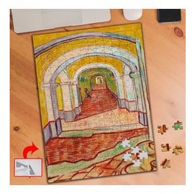 1085 İlticadaki Koridor Van Gogh 240 Parça Puzzle Yapboz Tablo
