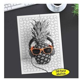 108629035 Gözlüklü Ananas Surat 240 Parça Puzzle Yapboz