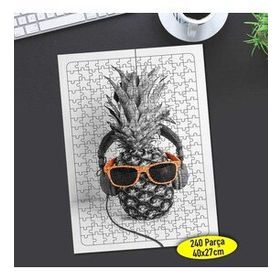 108629035 Gözlüklü Ananas Surat 240 Parça Puzzle Yapboz
