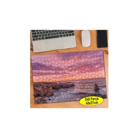 108744620 Kızıl Gökyüzü Deniz Manzarası 240 Parça Puzzle Yapboz