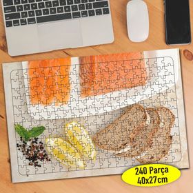 108891197 Somon Balığı Deniz Mutfağı 240 Parça Puzzle Yapboz