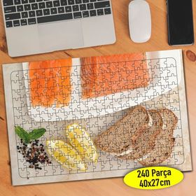 108891197 Somon Balığı Deniz Mutfağı 240 Parça Puzzle Yapboz